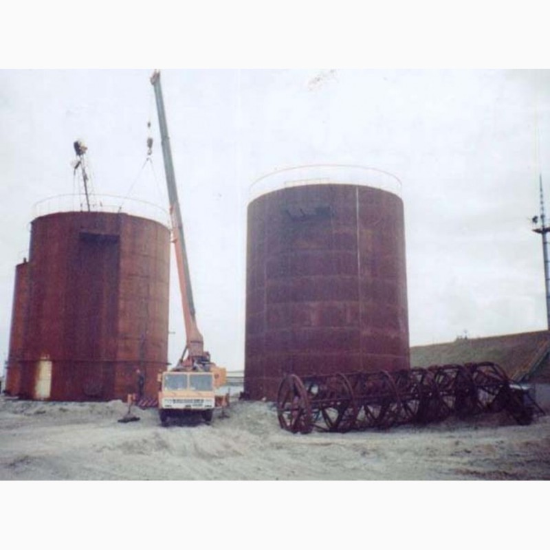 Фото 11. Резервуар стальной вертикальный РВС- 400 кубических метров