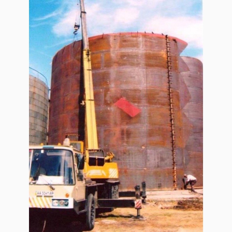 Фото 14. Резервуар стальной вертикальный РВС- 400 кубических метров