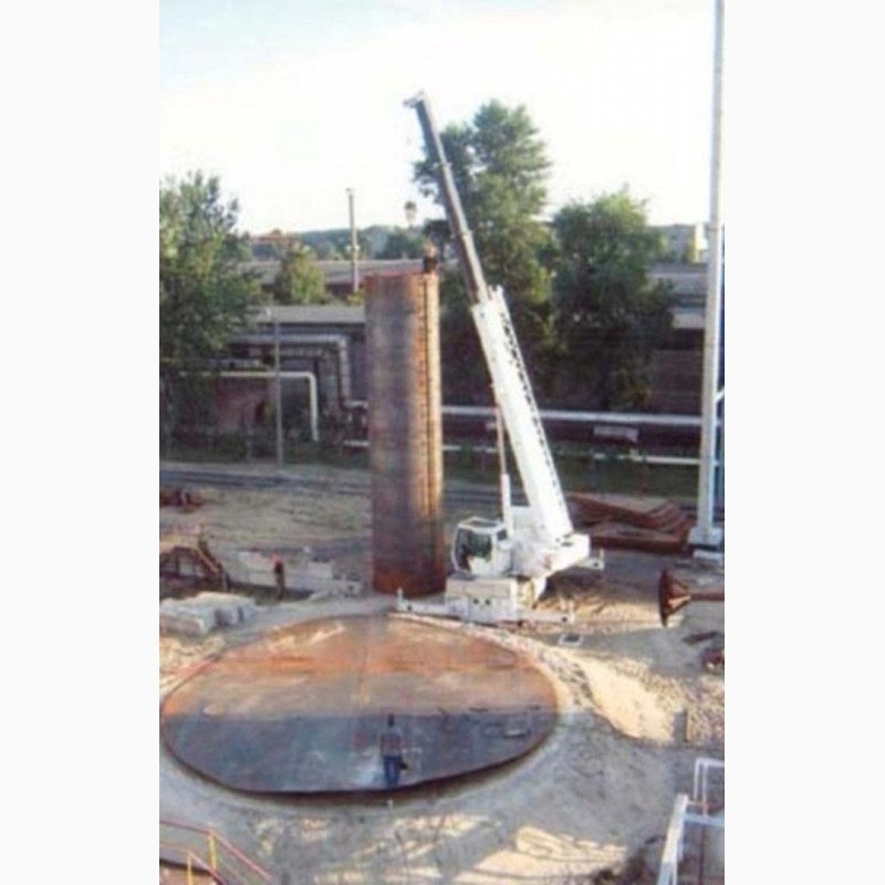 Фото 16. Резервуар стальной вертикальный РВС- 400 кубических метров