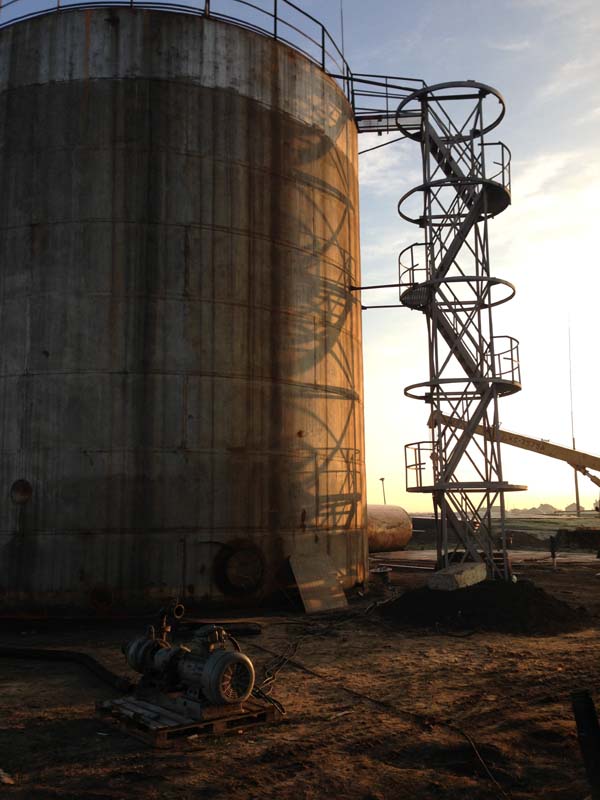 Фото 18. Резервуар стальной вертикальный РВС- 400 кубических метров