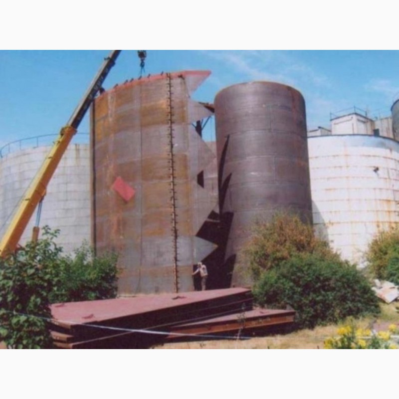 Фото 7. Резервуар стальной вертикальный РВС- 400 кубических метров