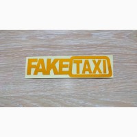 Наклейка на авто-мото FakeTaxi светоотражающая