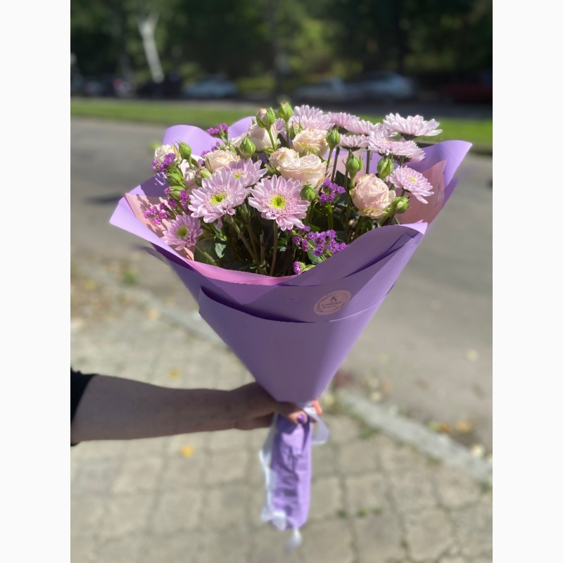 Фото 3. Букети хризантем з доставкою від крамниці квітів “Flowers Story” у Запоріжжі