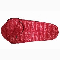 Облегченный пуховый спальный мешок кокон на рост до 170 см
