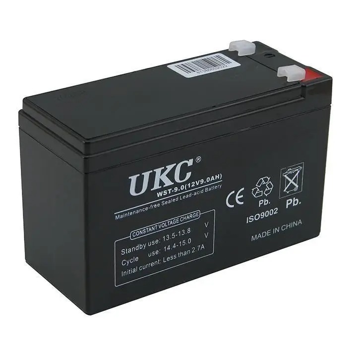 Фото 4. Батарея акумуляторна UKC 12v 9А 12 В 9А