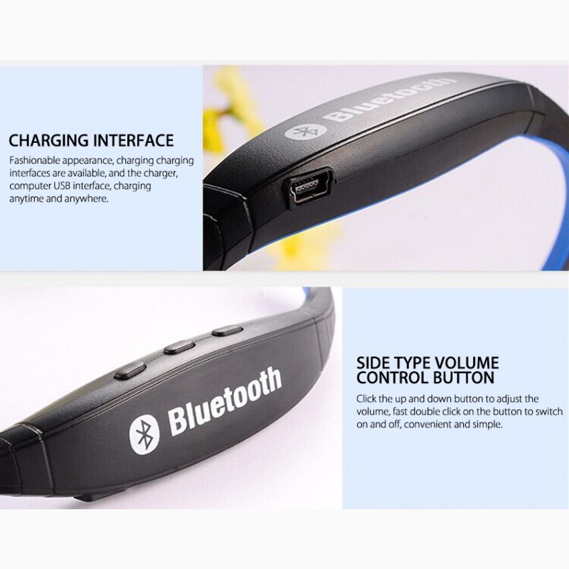Фото 2. Epik S9 Спортивные Bluetooth Наушники водонепроницаемые беспроводные блютуз гарнитура