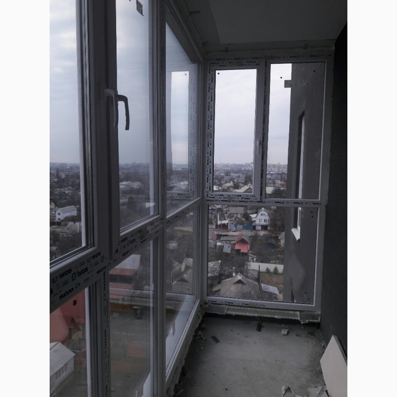Фото 5. Ремонт балкона под ключ, Французский балкон, Панорамное остекление Харьков
