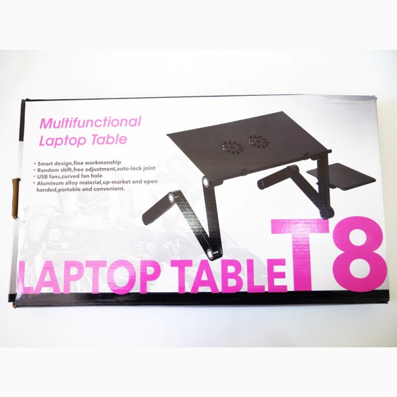 Фото 9. Стол для ноутбука Laptop table T8 с кулером