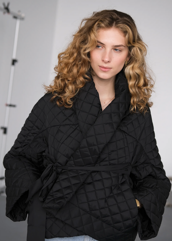 Фото 7. Куртка-кимоно-трансформер Season черная