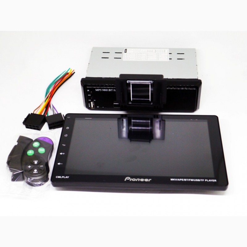 Фото 2. 1din Магнитола Pioneer 9010 / 9801 - 9 Съемный экран + USB + Bluetooth