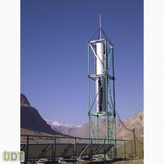 Вертикальный Ветрогенератор VAWT DPV TWIN HYBRID 2 A( 2+4)/3м Номинальная мощность 9 кВТ