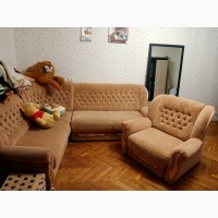 Кутовий диван та розкладне крісло- гарнітурkGAa