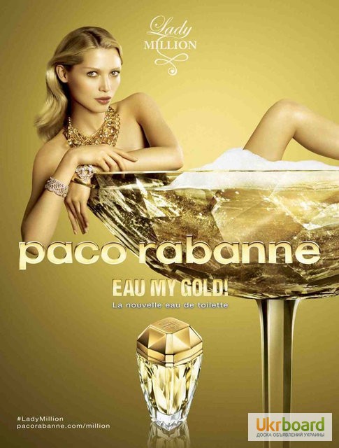 Фото 2. Paco Rabanne Lady Million Eau My Gold парфюмированная вода 80 ml. Пако Рабанна Леди