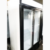 Шкаф холодильный 2-дверный стеклянный бу (витрина) из Европы