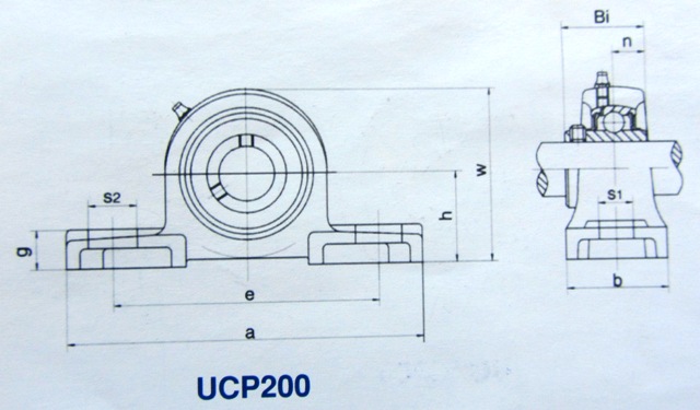 Фото 2. Подшипниковый узел под вал 20 мм - UCP204
