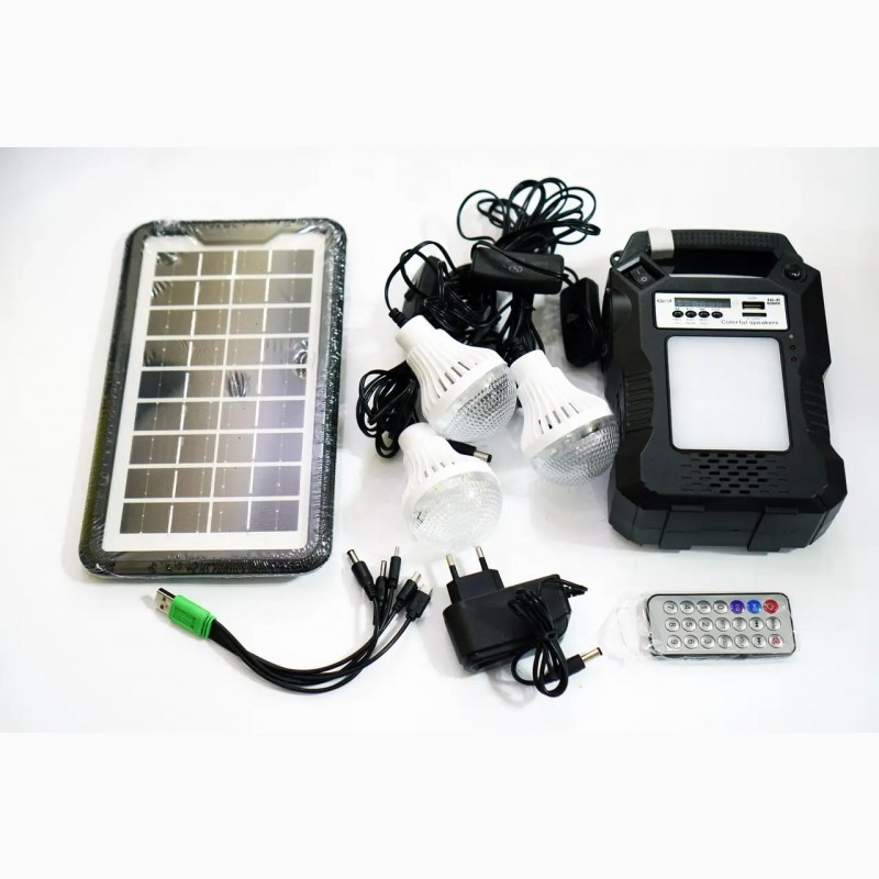 Фото 5. Solar GDPlus GD-8060 Портативная солнечная автономная система + FM радио + Bluetooth