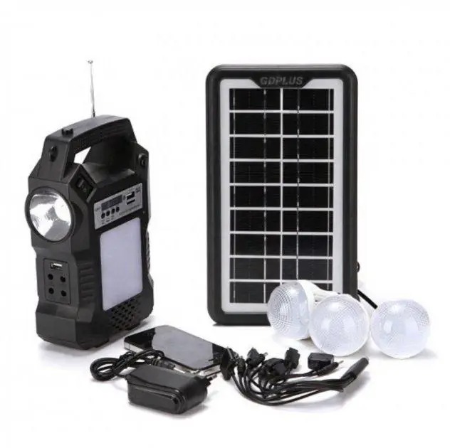 Фото 7. Solar GDPlus GD-8060 Портативная солнечная автономная система + FM радио + Bluetooth