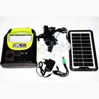 Портативная солнечная автономная система Solar GDPlus GD-8071, FM радио, Bluetooth