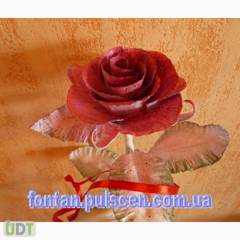 Фото 10. Кованые розы сувенир подарок для девушки в Новый год 8 марта Кованая роза кована троянда
