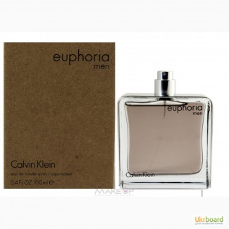 Tester Calvin Klein Euphoria Men туалетная вода 100 ml. (Тестер Кальвин Кляйн Эйфория Мен)