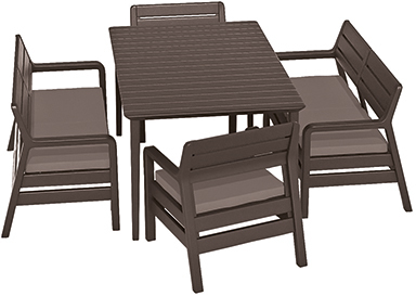 Садовая мебель Delano Set With Lima Table
