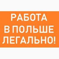 Работа в Польше официально | ЗП 25-50 тыс/грн ЛЕГАЛЬНО