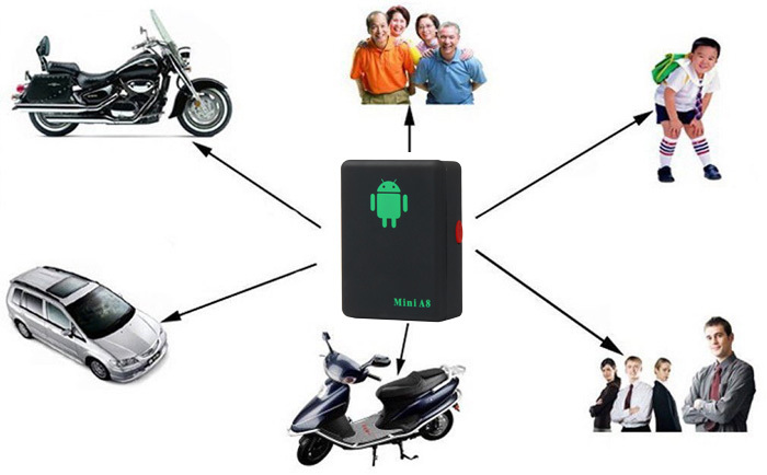 Фото 10. Mini A8 Tracker мини трекер GSM GPRS GPS сигнализация в реальном времени