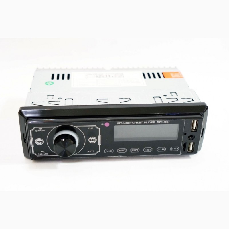 Фото 6. Автомагнитола Pioneer 3887 ISO - 2хUSB, Bluetooth, FM, microSD, AUX сенсорная магнитола