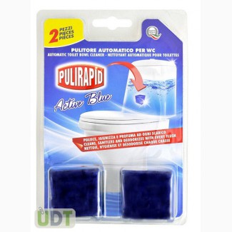 Кубики в бачок унитаза Pulirapid Active Blue (2 шт.)