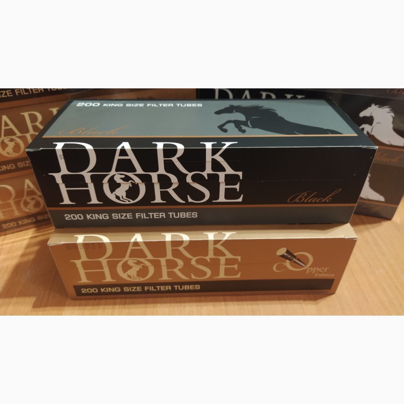 Фото 2. Сигаретные гильзы для табака dark Horsecopper Edition(коричневые)