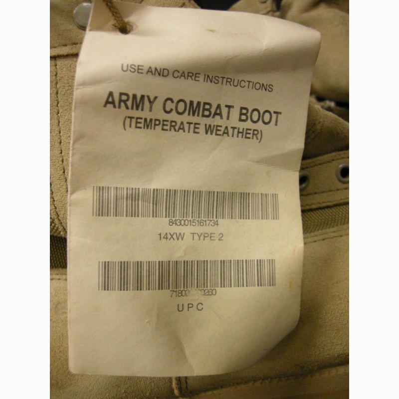 Фото 3. Ботинки армейские кожаные Wellco Gore-Tex (БЦ - 038) 51 - 52 размер