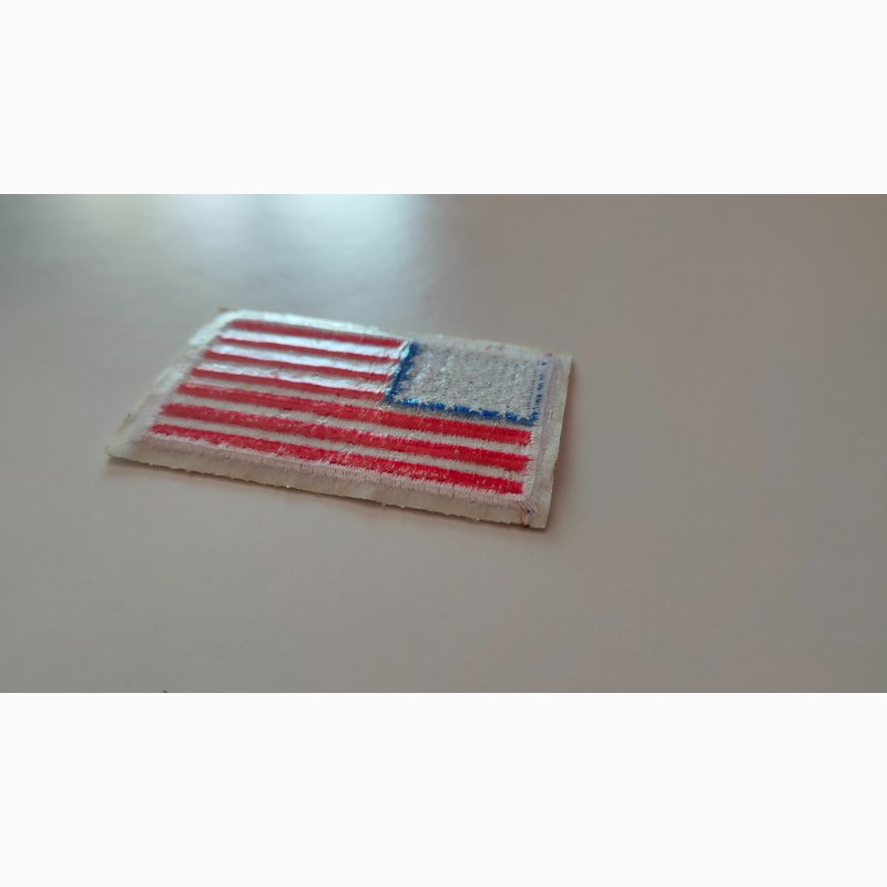 Фото 6. Нашивка на одежду, рюкзак флаг Америки, США