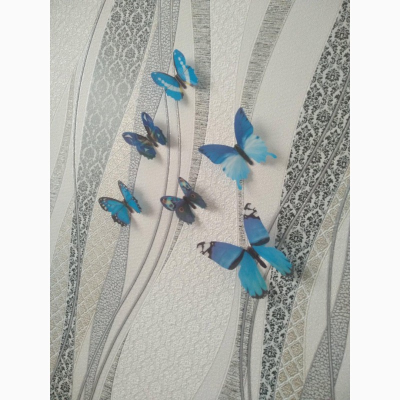 Фото 3. Бабочки 4 декор на обои, зеркала, холодильник