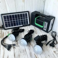 Солнечная портативная автономная система Solar GDLite GD10 + FM радио + Bluetooth