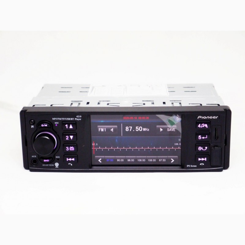 Фото 3. Магнитола Pioneer 4219 ISO - экран 4, 1#039; #039; + DIVX + MP3 + USB + SD + Bluetooth