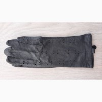 Женские кожаные перчатки (разного цвета, без подкладки)