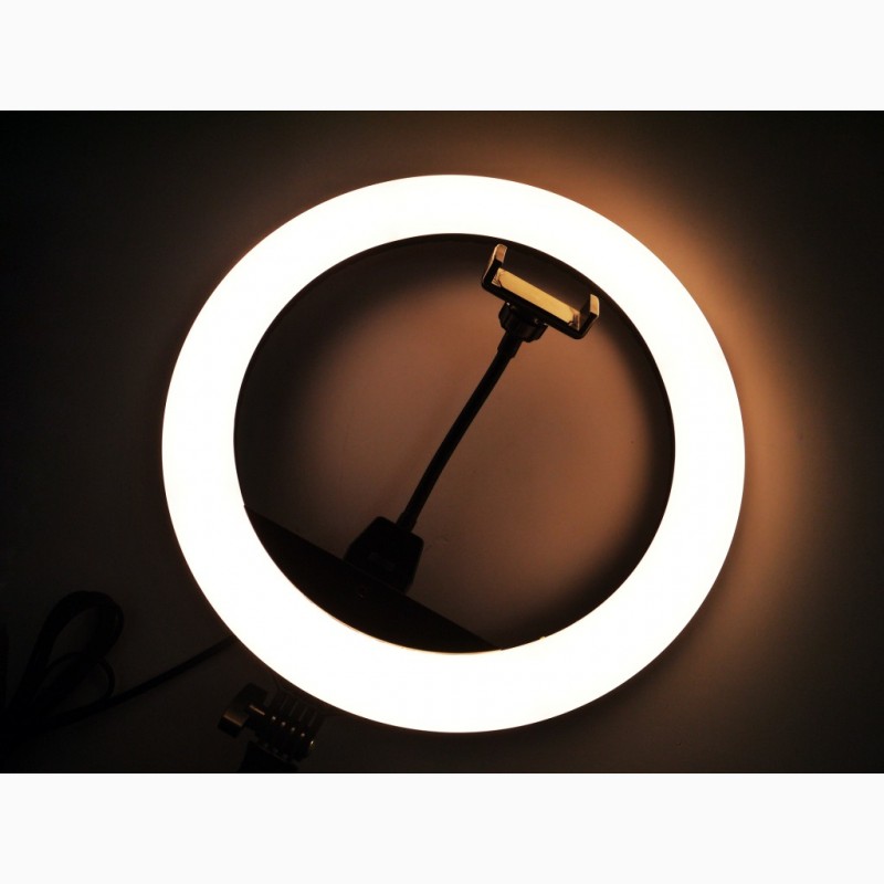 Фото 10. Кольцевая LED лампа ZB-R14 35см 220V 3 крепл.тел. + пульт + чехол