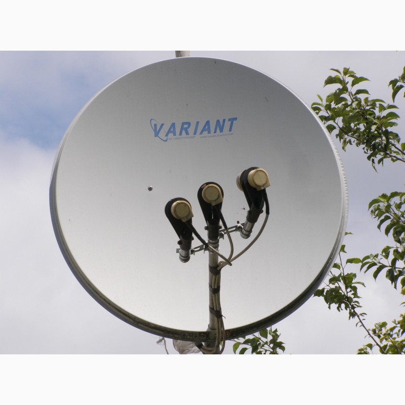 Фото 2. Спутниковая антенна тарелка *VARIANT* + TV кабель