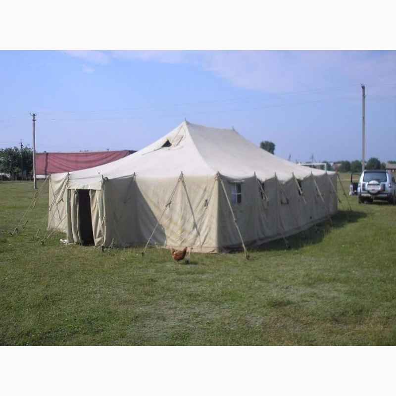 Фото 14. Палатка военная для применения в строительстве и для других целей