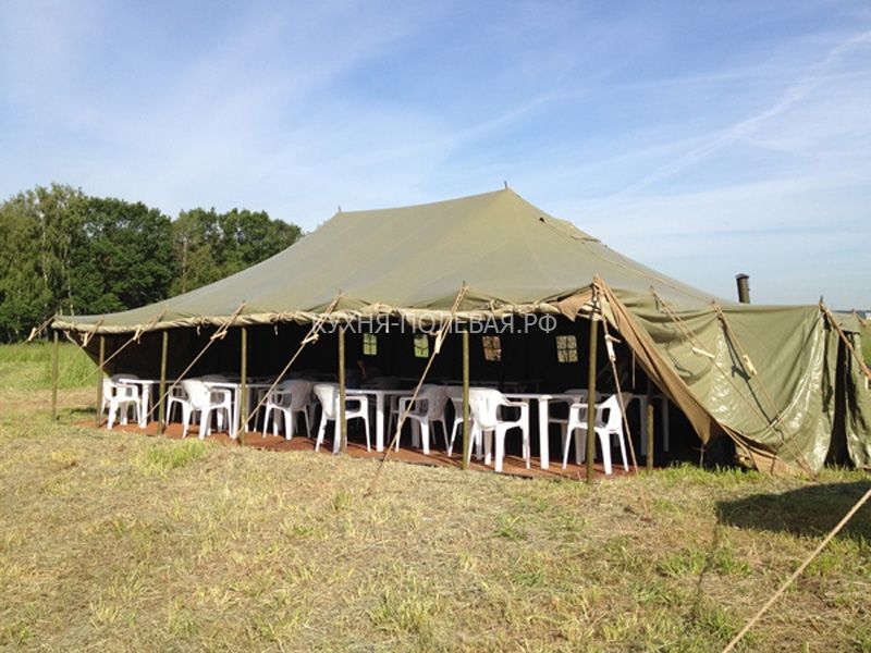 Фото 7. Палатка военная для применения в строительстве и для других целей
