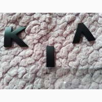 Металлические буквы KIA Чёрная на кузов авто