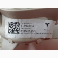 Козырёк солнцезащитный правый USD CRM NA COMMON Tesla model X 1108418-87-D