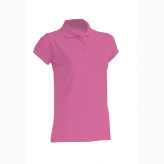 Женская футболка-поло розовый