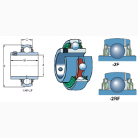 Подшипники YAR с дюймовыми размерами