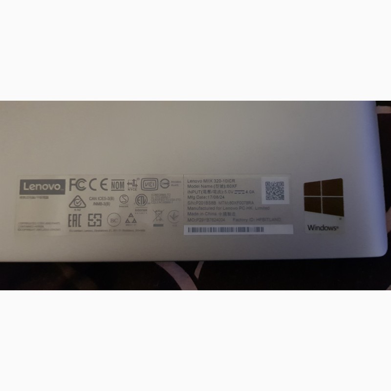 Фото 5. Планшет трансформер Lenovo IdeaPad Miix 320 4/128GB + Чехол