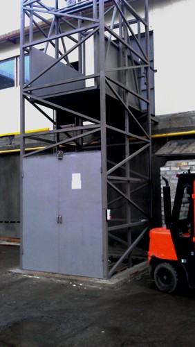 Фото 3. Грузовые НАРУЖНЫЕ подъемники (лифты) – выгодные помощники в производстве г/п 1000 кг