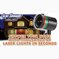 Лазерный проектор для дома и двор Star Shower Laser Light