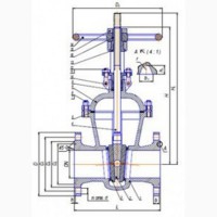 Клапан 1033-20-р (вентиль) регулирующий рычажный с концами под приварку Ду20