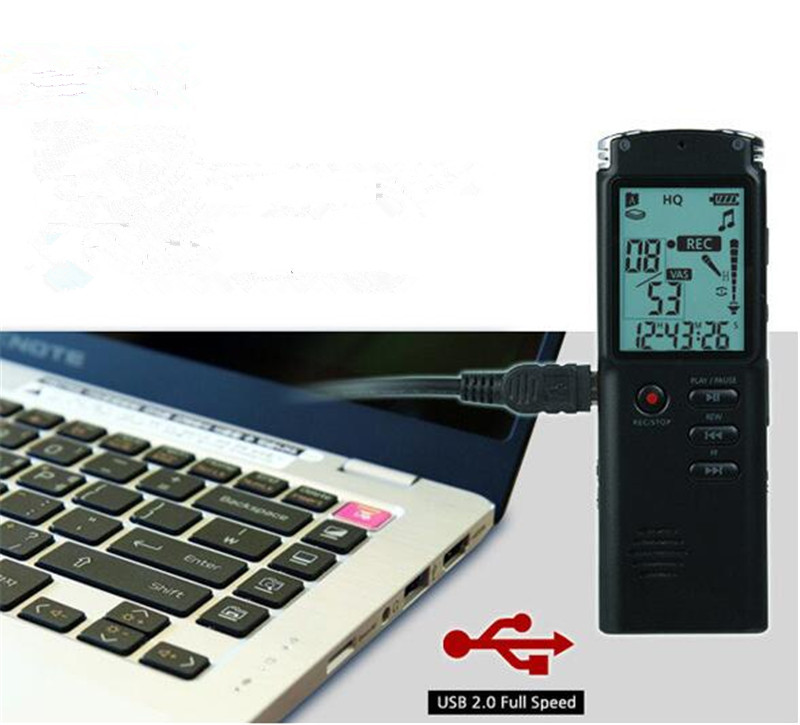 Фото 2. T60 Профессиональный цифровой диктофон 8гб памяти большой ЖК дисплей 1, 6 + mp3-плеер