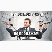 Требуется МЕНЕДЖЕР по ПРОДАЖАМ. ЛНР. Работа дистанционно